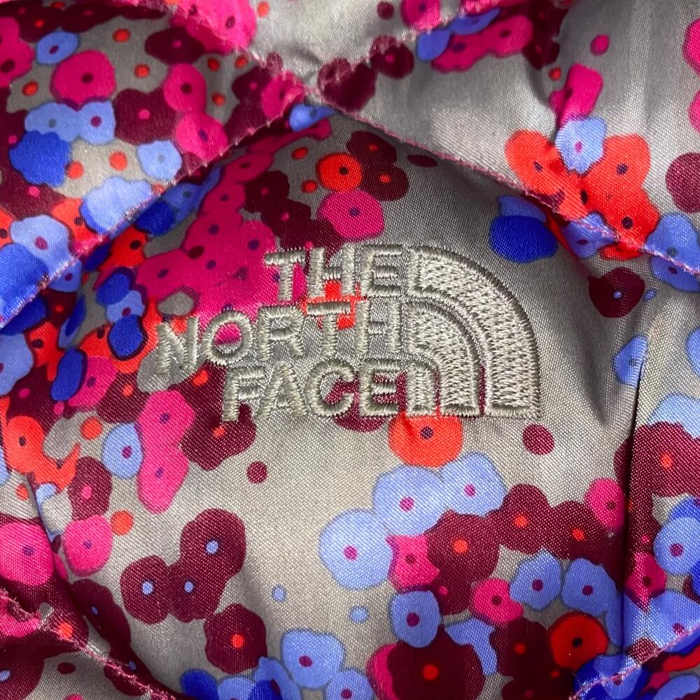 North Face Coat Girls Aconcagua 550 Colorful Down Filled Jacket - Picture 8 of 12